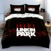 Silhouettes, "Linkin Park" text. Bedding sets Duvet cover sets Duvet covers Pillowcases(1 * Duvet Cover 2 * Pillowcases without duvet insert)