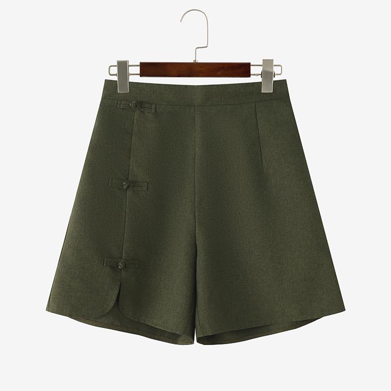 ZANZEA Женские летние повседневные однотонные свободные короткие шорты