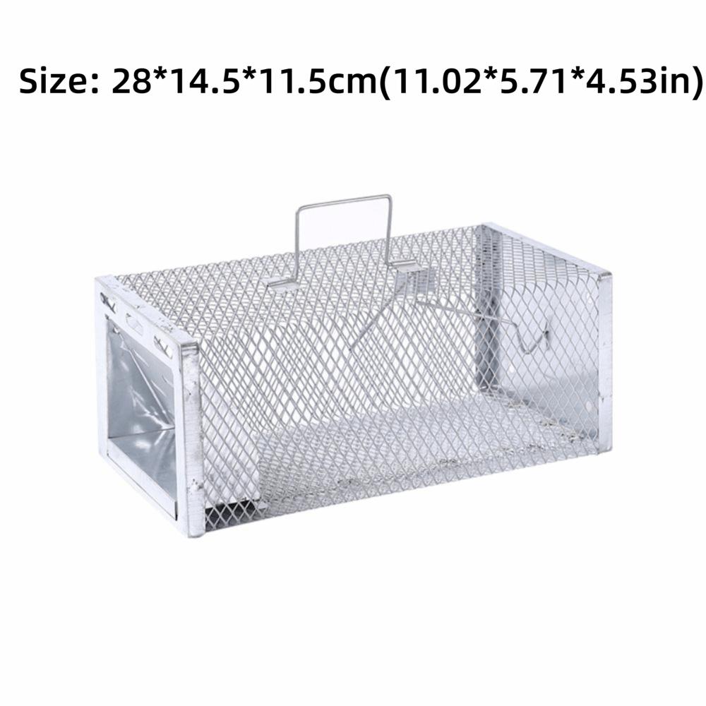 Борьба с вредителями Крысоловка Клетка Гуманная ловушка для живых животных Для помещений и улицы