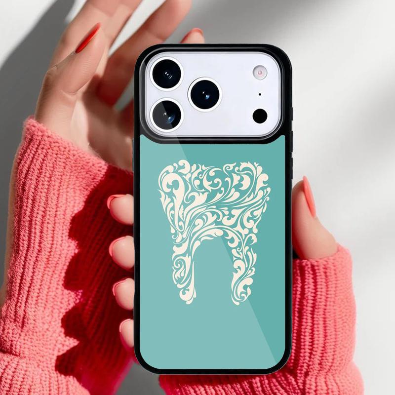Чехол для телефона с изображением стоматолога, зуба для iPhone 17 16 15 14 13 Pro Max Задняя крышка для 12 11 Pro Coque
