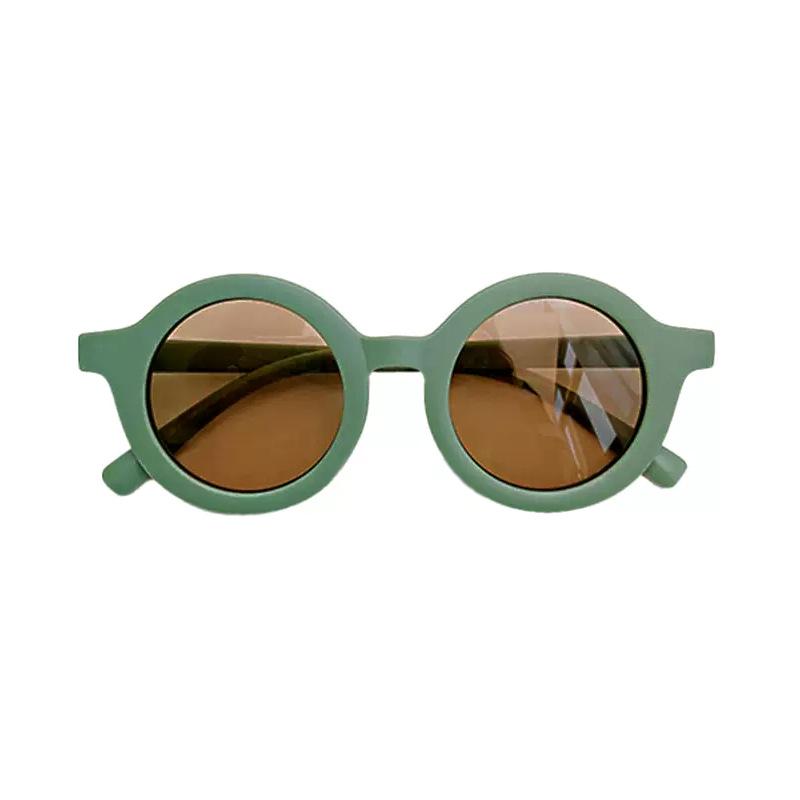 Детские солнцезащитные очки в корейском стиле - Милая круглая оправа конфетных цветов для мальчиков и девочек