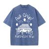 2026 Vintage Washed Cruise Birthday Trip Print T Shirt Casual Crew Neck Short Sleeve Vacation Themed Top For Men Women