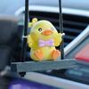 Желтая утка автомобиль экологически чистый подвесной смоляной кулон веселый автомобиль безопасный милый подвесной интерьер