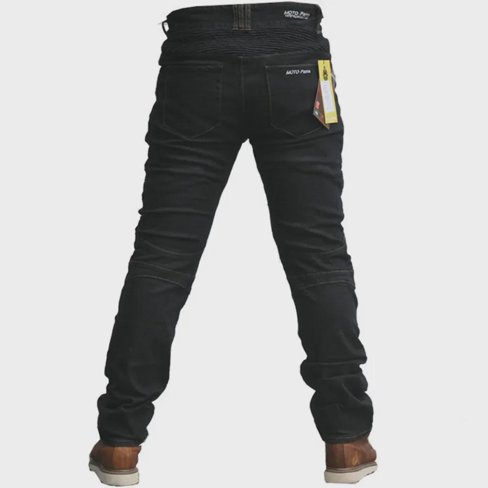 Unisex Motorcycle Racing Denim Pants with Protective Gear