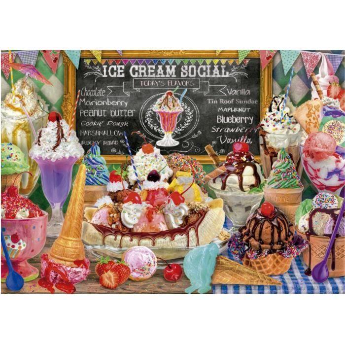 Puzzle - EDUCA - Boutique de Glaces - 500 pièces - 48x34 cm - À partir de 10 ans - Mixte