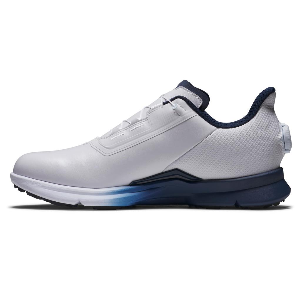 Мужские гольф-туфли FootJoy FJ Fuel BOA 3E, Бело-темно-синие, 27,0 см,