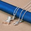 Изысканное серебряное (925 пробы) колье-подвеска в виде ботинка, длина 16-30 дюймов, для женской моды, свадебные аксессуары, ювелирные подарки