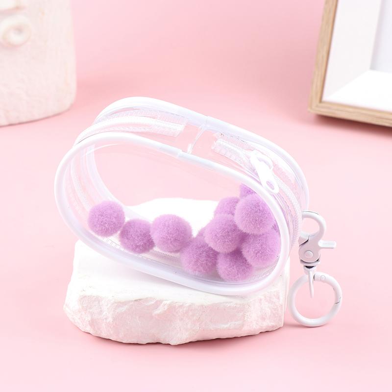 Органайзер для ювелирных изделий, прозрачная коробка для хранения, загадочная коробка, брелок для ключей, чехол для хранения, утолщенный кошелек, милая сумка для куклы, организация