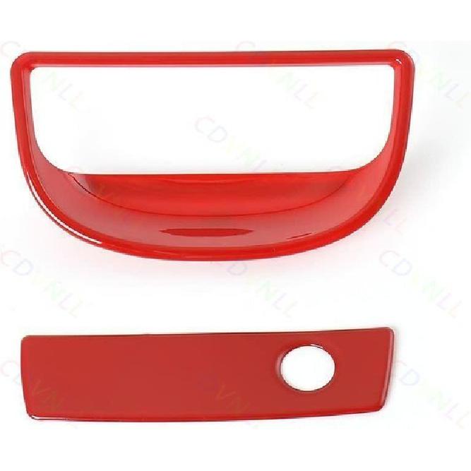 Co-Pilot Storage Box Handle Frame Trim For Jeep Wrangler JK 2007-2017 Bright Red