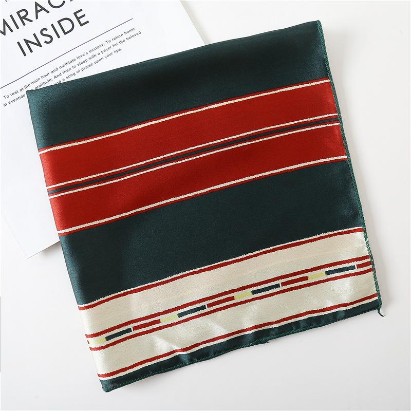 50 * 50 см шелковые шарфы весна и осень универсальное украшение профессиональные маленькие квадратные шарфы защита шеи связывающая сумка