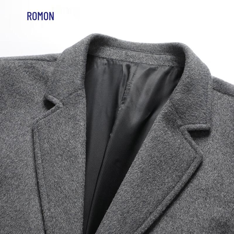 ROMON Мужское полупальто средней длины из смесовой шерсти