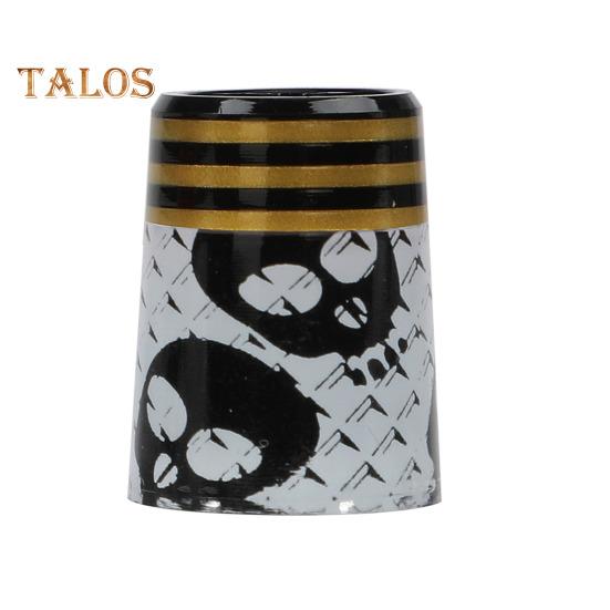 Наконечники для гольфа Плоские железные наконечники для гольфа Кольца для клюшек для гольфа с коническим наконечником 0,370 дюйма Железный клиновидный стержень с дизайном черепа Наконечники для гольфа