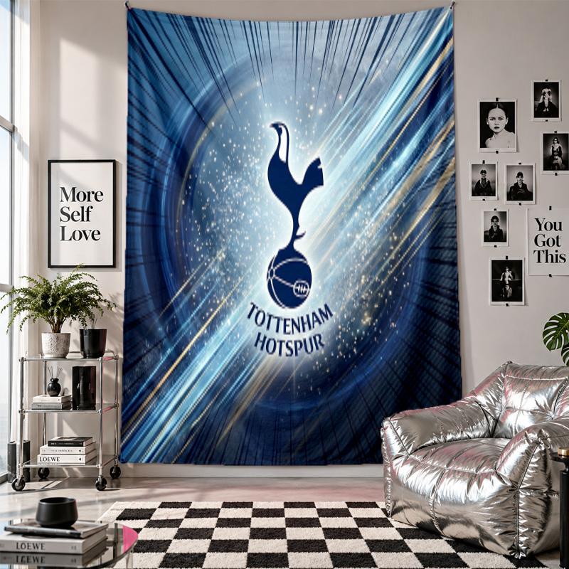 Tottenham Hotspur Wall Tapestry Home Decor Wall Hanging Cloth for Bedroom Living Room Background