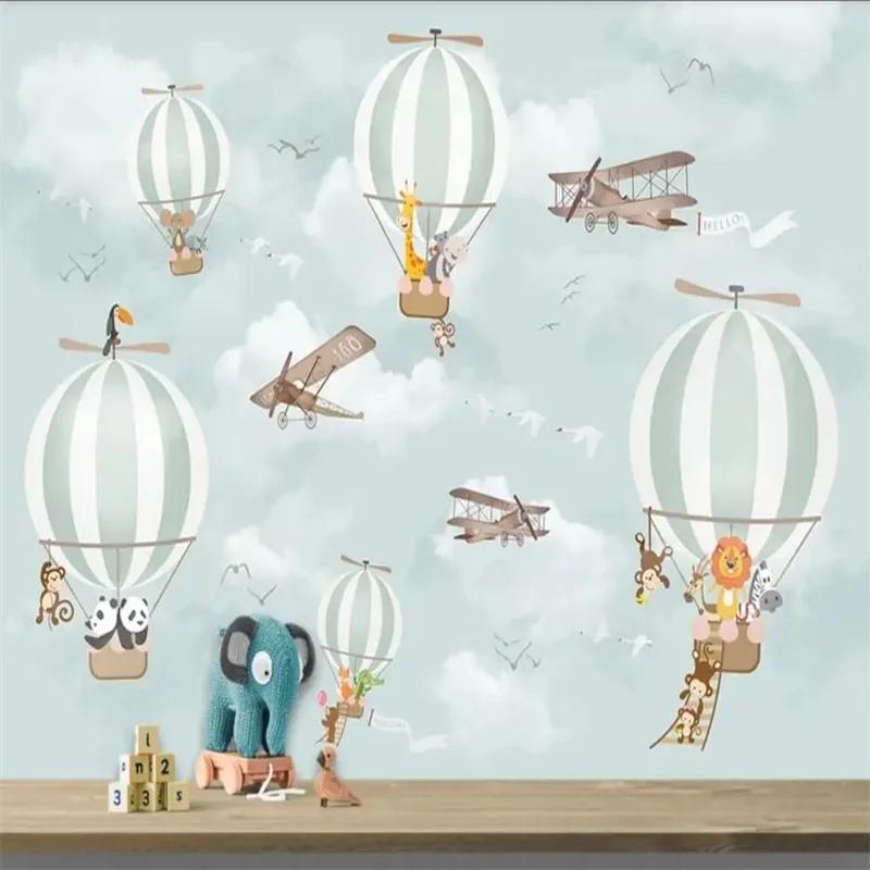Обои 3d фотообои мультфильм воздушный шар фон обои домашний декор 3d обои