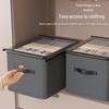 Большой складной ящик для хранения одежды с крышкой и ящиками
