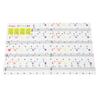Piano Keyboard Stickers Multipurpose Removable Transparent Piano Keyboard Note Labels for 88 61 49 3