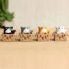 Cartoon Mini Cat Ornament Micro Landscape Toy Miniature Figurines Garden Kitten Statue  Home Decor