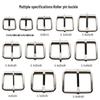 Silver Iron Adjustable Roller Pin Buckle for Backpacks and Bags