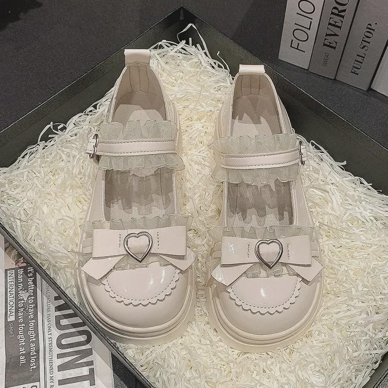 Женские французские туфли Мэри Джейн 2024 года: Универсальный стиль на весну/осень, идеально подходит к юбкам - модные кожаные балетки.