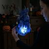 Decorative Fireball for Cosplay Floating Prop, LED Glowing Flame Halloween Handheld Prop Cosplay, Photography Battery Powered Stage Light Party Magic