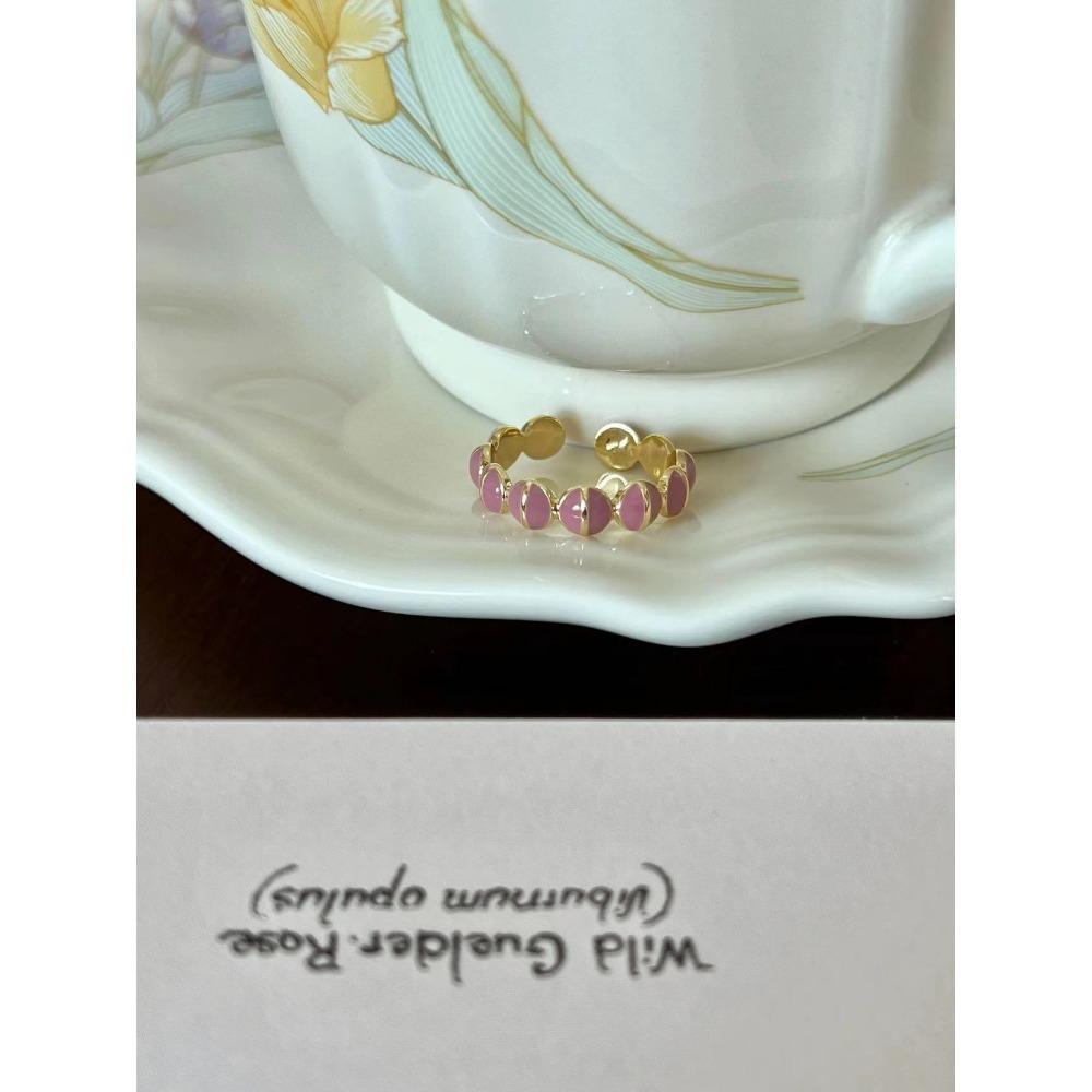 Французское ретро синее кольцо-бабочка, чувство дизайна, темперамент, личность, простое, холодное чувство, универсальное кольцо