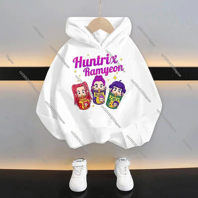 KPop Demon Hunters Kids Cartoon Hoodie 2025: Cool Unisex Pullover For Boys & Girls Casual New Style Sweatshirt