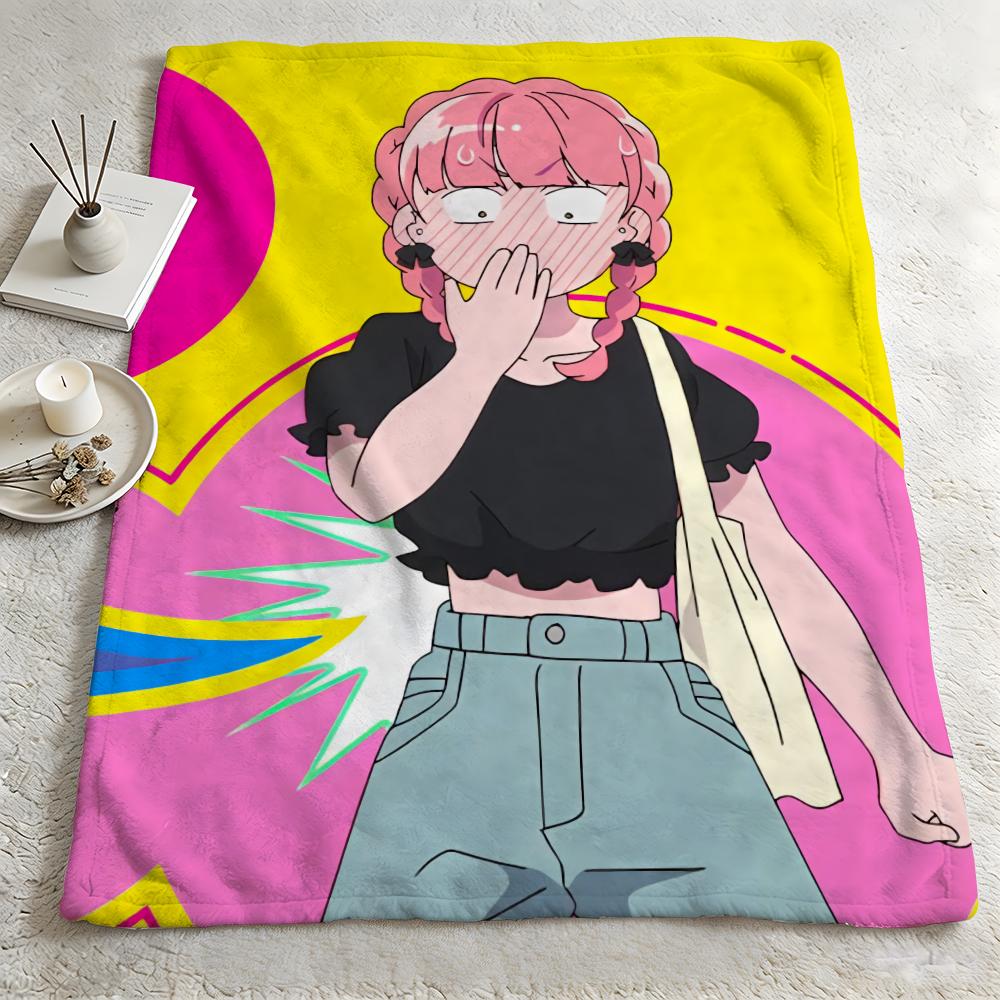 anime YYou and I Are Polar Oppositess Throw Warm Soft Flannel Blanket Multiuse for Sofa Bed Camping Travel Nap