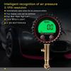 Манометр для шин автомобиля 3-255PSI Прочный цифровой ЖК-дисплей с подсветкой Пневматический инструмент Системы контроля давления в шинах 1