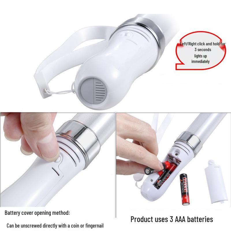 Японский светящийся браслет: Гальванизированный 3 Вт светодиодный 15-цветный концертный хайлайт-стик