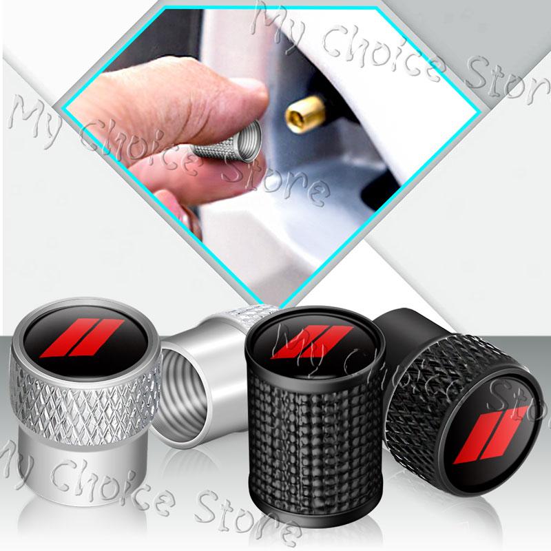 4Pcs/Set Emblem Car Metal Alloy Tire Valve Caps Wheel Stem Air Dust Covers For Dodge Challenger Charger Journey Durango Ram 1500 T777