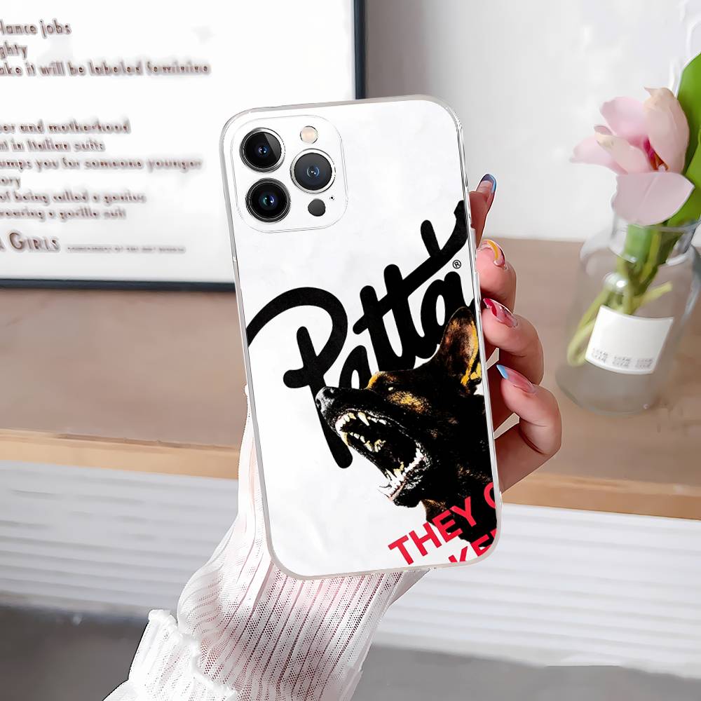 Модный чехол P-patta для iPhone 17 16 16e 15 14 13 12 11 Pro Max Mini Plus