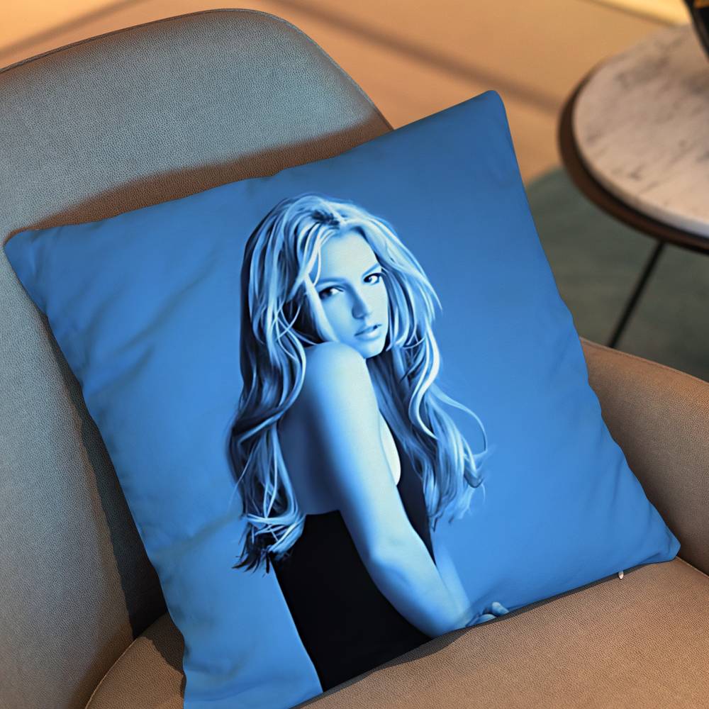 Toxic B Pop Britney Spears Cushion Cover Suitable For Sofa Car Bedroom Office Cushions Decorative Pillow Case