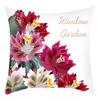 Fashionable Spring Flower Spring Elements Pillow Cover Linen Flower Cushion Pillow Cover