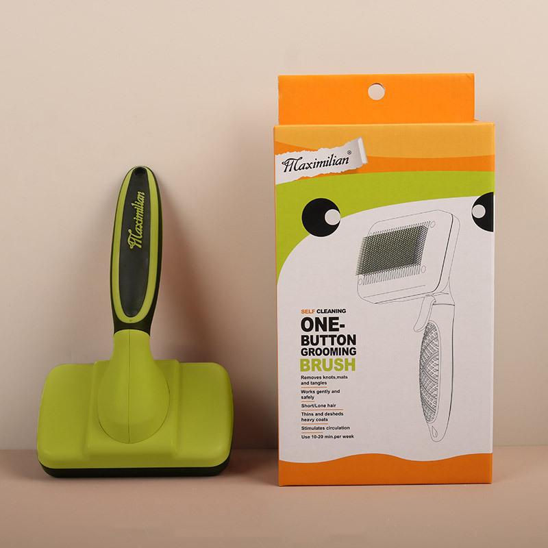 Pet comb dog cat hair removal needle comb cat hair dog hair cleaning artifact pet self-cleaning fading comb