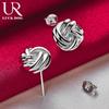Серьги из стерлингового серебра 925 пробы, модные свадебные украшения