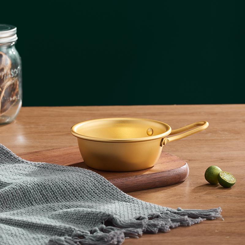 Мини Военный Горшок для Лапши Посуда Рамен Кемпинг Горшок Двойные Ручки С Крышкой Кастрюля для Бульона Горшок для Рамен Быстрого Приготовления Хотпот Корейский