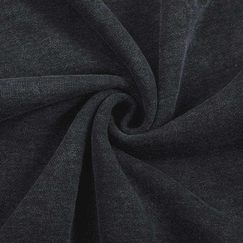 Толстовка с капюшоном из махровой ткани с потертостями на молнии, плотностью 350 г, большой размер, спущенное плечо, хлопок в стиле ретро