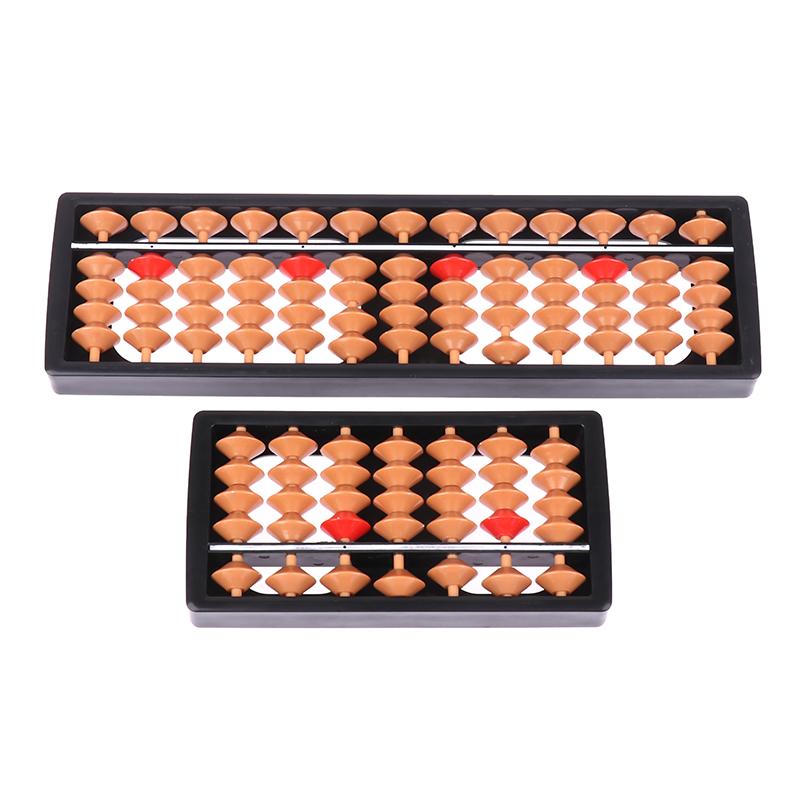 Математика для начинающих 7/9/11/13/15/17 Цифровые стержни Детские мини-стандартные счеты Соробан Калькулятор Инструмент для подсчета