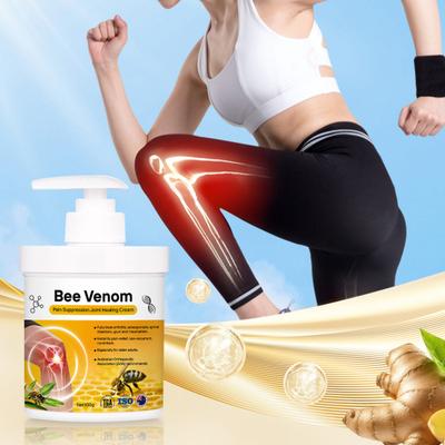 1/2 шт 100 г пчелиного яда, бальзам для суставов, натуральный, для облегчения боли в поясничном отделе позвоночника, ногах, коленях, плечах, шее, массажный уход, лечение артрита, успокаивающий крем