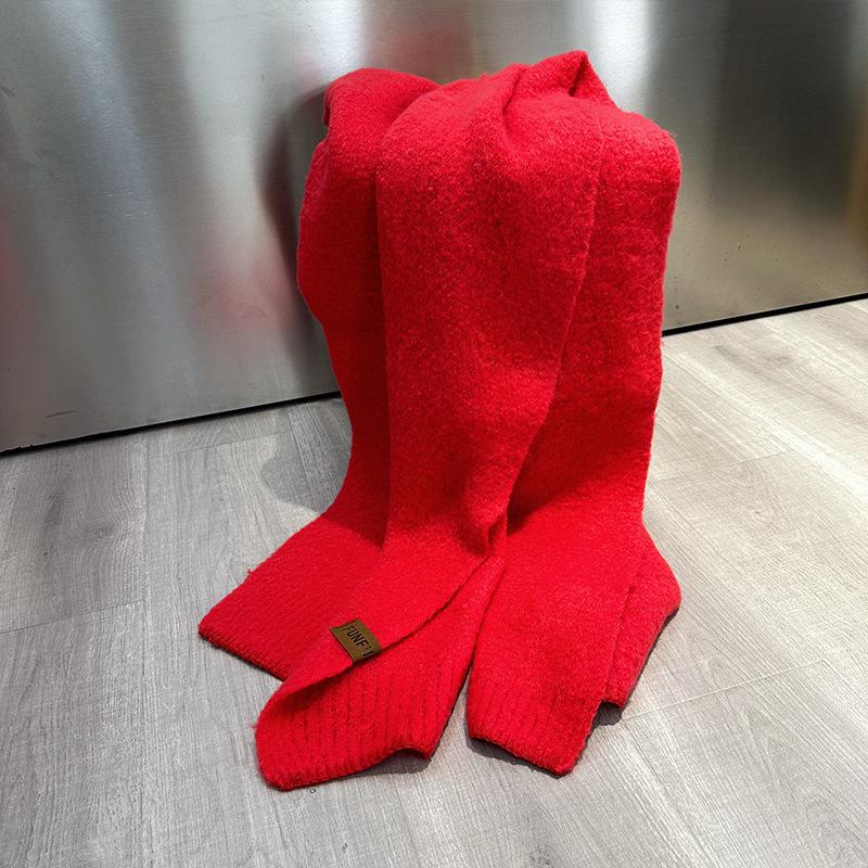 Autumn and Winter New Versatile Thickened Warm Long High-end Scarf Student Simple Atmosphere Shawl Scarf