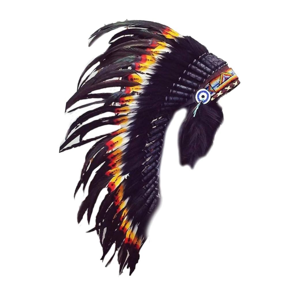 Indian Headdress Decor American Chief Hat for Gift Stage Performance Show