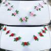 Rose Artificial Flower For Wedding Car Decoration Bridal Car Decorations White Pink Red Yellow Artificial Rose Car Decor