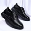 British Style Outdoor Business Shoes Fashion Thick Bottom Oxford Shoes Lace Up Formal Dress Footwear Mens Casual Shoes Hot Sale