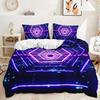 Bed Three-Piece 3D Pattern Creative Quilt Cover 3D Digital Printing Kit