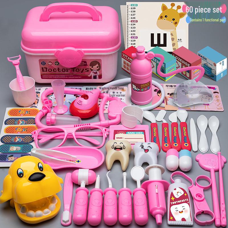 [Специальное предложение] Детский набор игрушек «Доктор»: Медсестра, Стетоскоп, Инъекция, Имитация медицинского инструментария 
