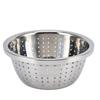 Vegetable Washing Basket Rustproof Multifunction Stainless Steel Colander for Kitchen Household Silver