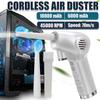 Cordless Air Duster For Computer Cleaning Replaces Compressed Spray Gas Cans Rechargeable Cleaner Blower 6000/10000mah