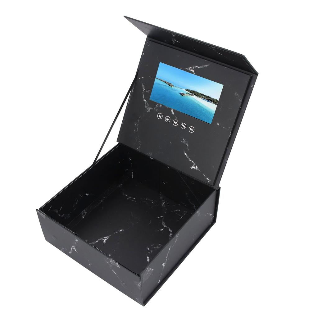7 Inch LCD Display Video Greeting Card Present Box Wedding Invitation Electronic Video Gift Box for