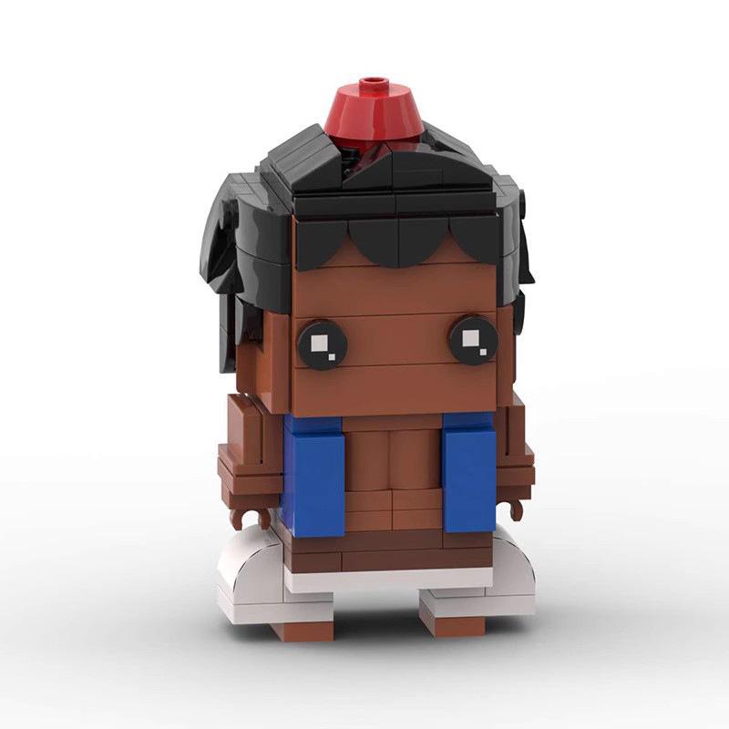 Animation MOC Small Particle Building Block Set Toy Gift Brickhead One Thousand And One Nights Aladdin Model