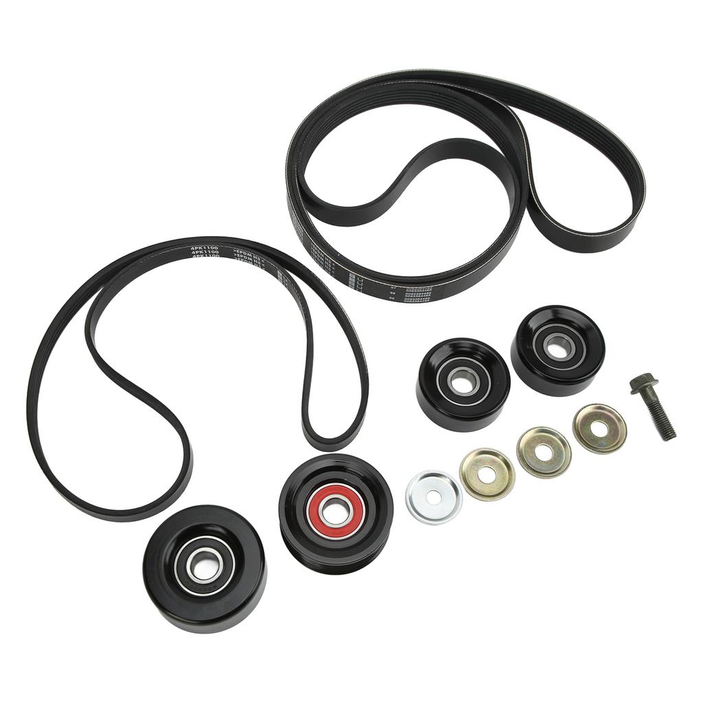 Belt Idler Pulley Kit FYE337042 Low Noise Replacement for VT VX VU VY VZ V8 LS1 LS2 GEN3 5.7 6.0L